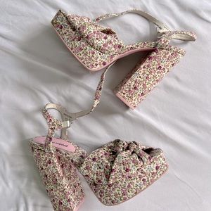 Jeffrey Campbell floral heels